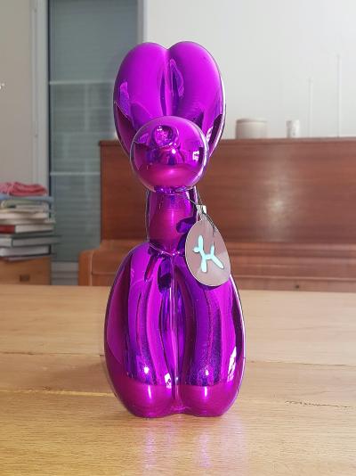 Jeff Koons 1955, (d’après) Balloon Dog purple 2