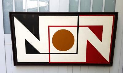 René LAMOUREUX - Géométrie, 1970 - Peinture signée 2