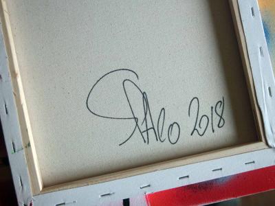 SPACO O2 - oxygene Jarre street art 2