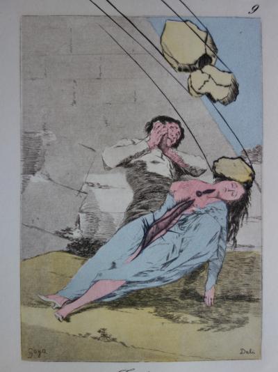 Salvador Dalí : Caprices de Goya, Tabano - Gravure originale signée 2