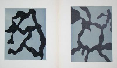 Jean Hans ARP - Relief I. + II.,1954 - Gravures sur bois originales 2