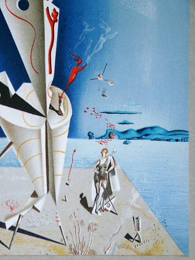 SALVADOR DALI ( d’après ) - Lithographie signée - Appareil et main - 1927 2