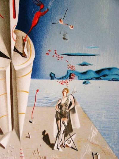 Salvador Dali (d’après) - Appareil et main, 1974, Lithographie en couleurs 2