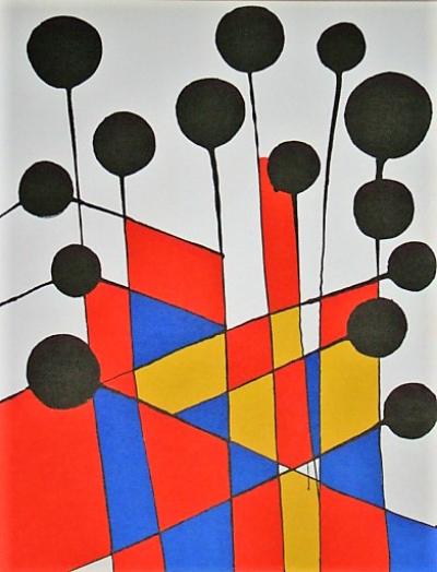 Alexander CALDER - Composition, 1971 - Lithographie originale 2