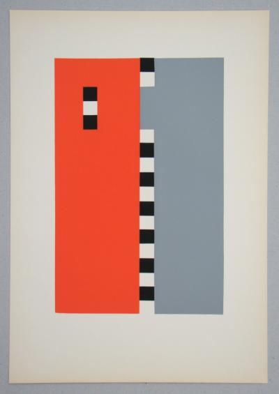 Sophie TAEUBER-ARP (d’après) - Composition, 1958 - Sérigrahie en couleurs 2