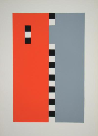 Sophie TAEUBER-ARP (d’après) - Composition, 1958 - Sérigrahie en couleurs 2