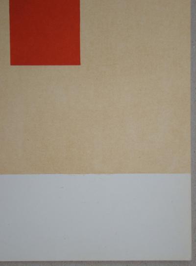 Sophie TAEUBER-ARP (d’après) - Composition verticale-horizontale sur fond blanc, 1956 - Pochoir 2