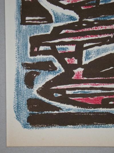 Alfred MANESSIER - Composition, 1953 - Lithographie originale 2