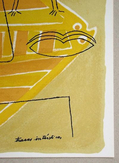 Victor BRAUNER - Traces interstices, 1963 - Lithographie originale 2