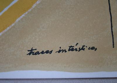 Victor BRAUNER - Traces interstices, 1963 - Lithographie originale 2