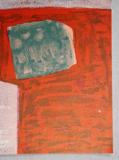 Serge POLIAKOFF - Composition rose, rouge et bleue, 1958 - Lithographie originale 2