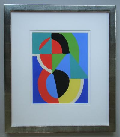 Sonia DELAUNAY (d’après) - Rythme couleurs, 1955  - Pochoir 2
