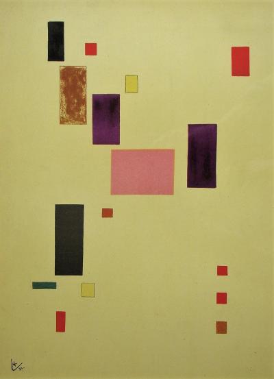 Wassily KANDINSKY (d’après) - Composition, 1953 - Lithographie en couleurs 2