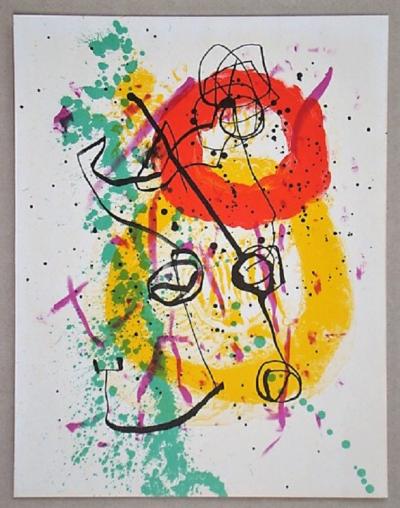 Joan MIRO - Composition, 1961 - Lithographie originale 2