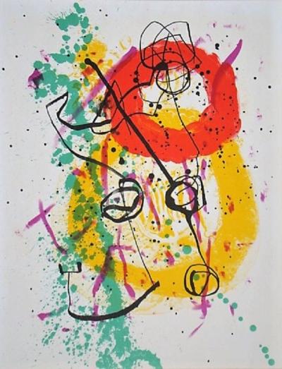 Joan MIRO - Composition, 1961 - Lithographie originale 2