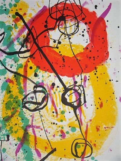 Joan MIRO - Composition, 1961 - Lithographie originale 2