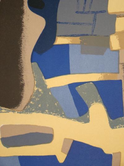 Maurice ESTEVE - Face à face, 1968 - Lithographie originale 2