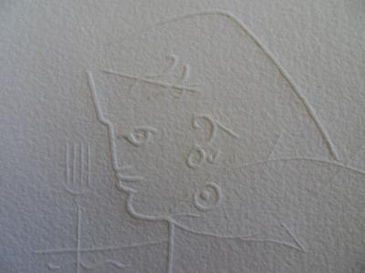 Jean Cocteau (d’après) : Le cuisinier - Gravure signée