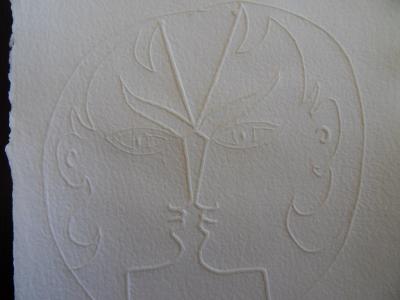 Jean COCTEAU (d’après) : Les amoureux - Gravure 2