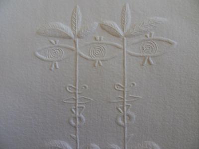 Jean COCTEAU (d’après) : Couple fleur - Gravure 2
