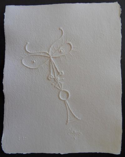 Jean COCTEAU (after): The big eyes - Signed engraving 2