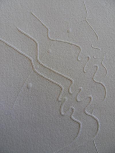 Jean COCTEAU (d’après) : Profils superposés - Gravure