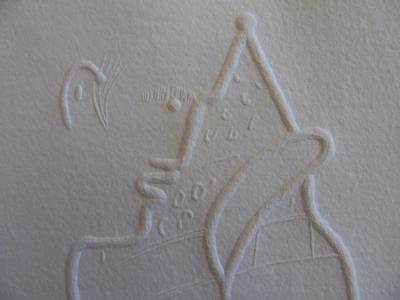 Jean COCTEAU (d’après) : Taureau et Torero  - Gravure signée 2