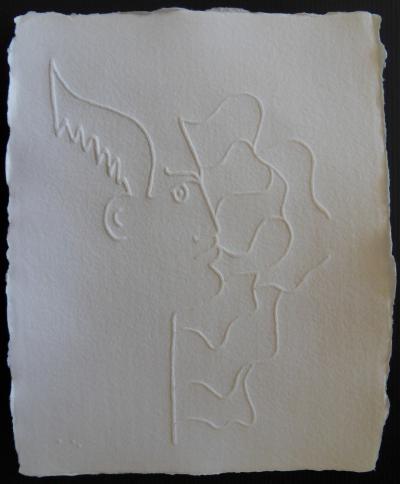 Jean COCTEAU (d’après) : Faune de profil - Gravure 2