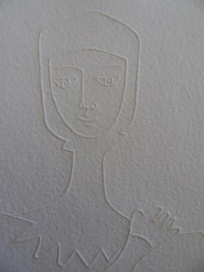 Jean COCTEAU (d’après) : Le chevalier - Gravure signée