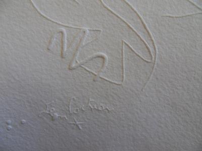 Jean Cocteau: The Couple - Signed Engraving 2