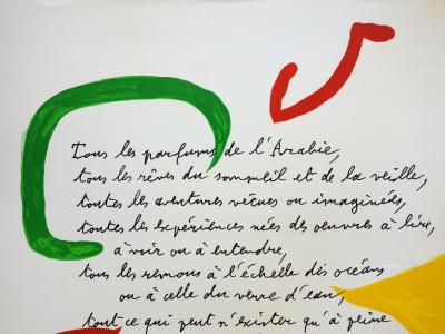 Joan MIRO : Tous les parfums - Lithographie originale Signée 2