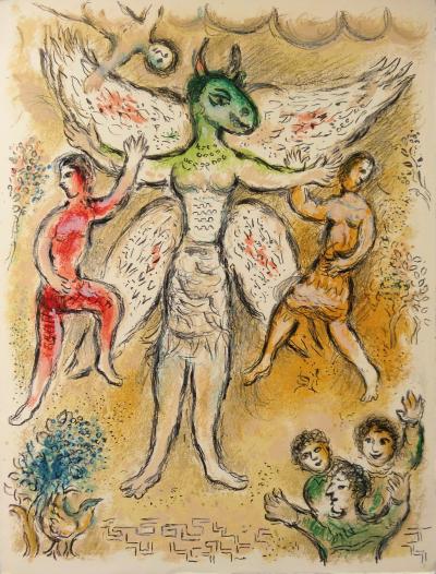 Marc Chagall : L’Odyssée, Eupithes  - Lithographie originale (1975) 2