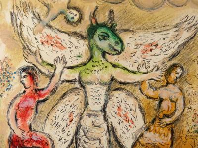 Marc Chagall : L’Odyssée, Eupithes  - Lithographie originale (1975) 2