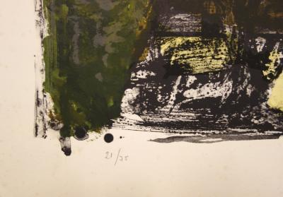 Paul GUIRAMAND: Homme au bilboquet - Original signed lithograph 2