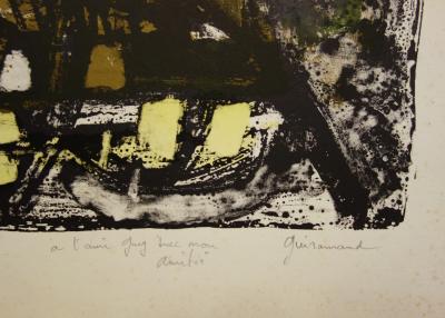 Paul GUIRAMAND : Homme au bilboquet - Lithographie originale Signée 2
