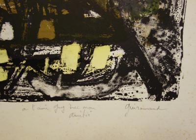 Paul GUIRAMAND: Homme au bilboquet - Original signed lithograph 2