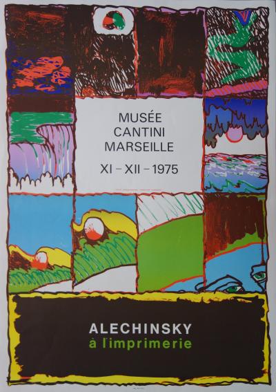 Pierre ALECHINSY : A l’imprimerie - Lithographie