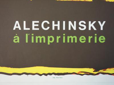 Pierre ALECHINSY : A l’imprimerie - Lithographie 2