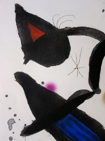 Joan MIRO : Le Roi David - Gravure originale signée au crayon 2
