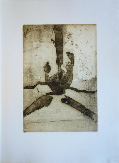 Robert MOTHERWELL : Composition abstraite,1967 - Gravure originale 2