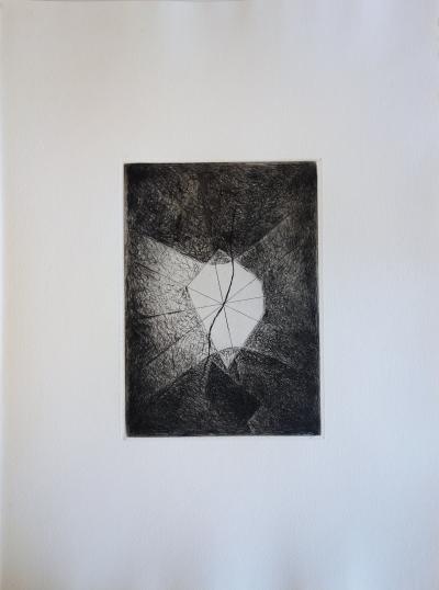 Joseph SIMA : Abstract Window - Gravure originale, 1967 2