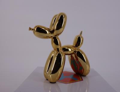 Jeff KOONS (after) : Gold Balloon Dog- Sculpture 2