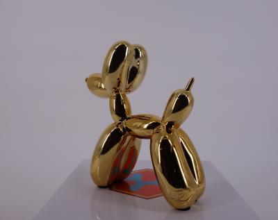 Jeff KOONS (after) : Gold Balloon Dog- Sculpture 2