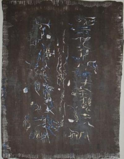 Zao WOU-KI - Composition pour XX e siècle, 1957 - Lithographie originale NON SIGNEE 2