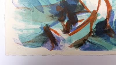 Jean HELION - Le départ du Navire, 1965, Lithographie signée 2