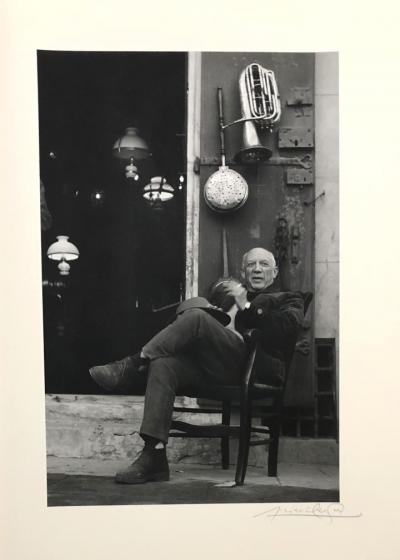 Lucien CLERGUE - Pablo Picasso, lot de cinq photographies signées 2