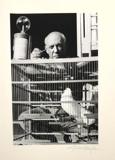 Lucien CLERGUE - Pablo Picasso, lot de cinq photographies signées 2