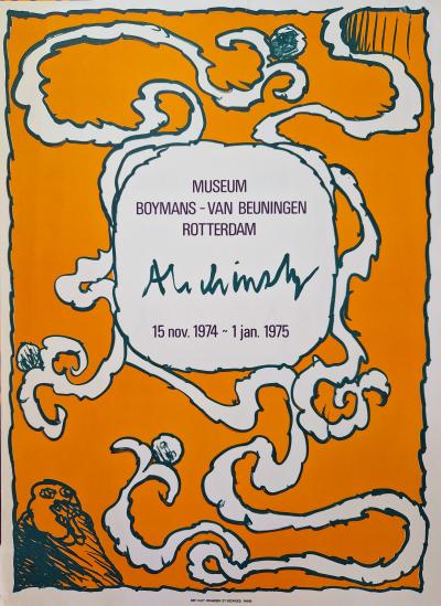 Pierre ALECHINSKY - Museum Boymans - Van Beuningen, Rotterdam -  Affiche originale 2
