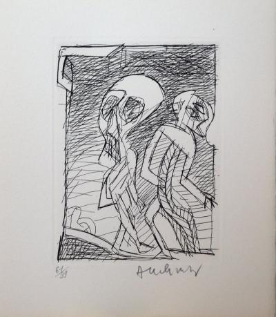 Pierre ALECHINKSY - Poèmes à peine poèmes, 1990 - Gravure signée au crayon 2