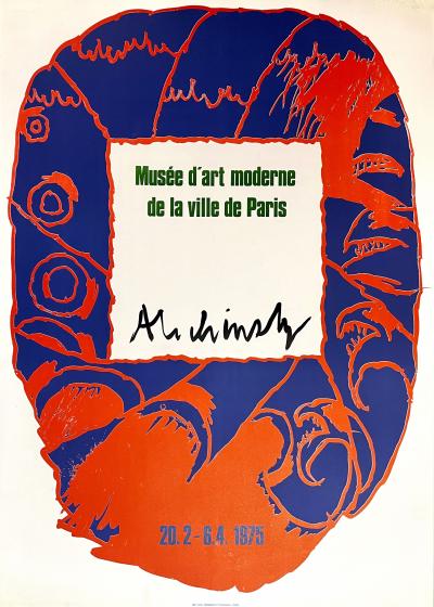 Pierre ALECHINSKY - Musée d’art moderne de la ville de Paris - Affiche originale 2
